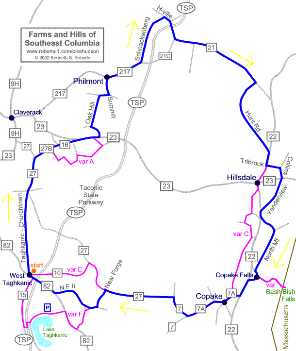 Overview Map of Route