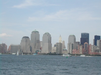 Manhattan skyline from Liberty State Park