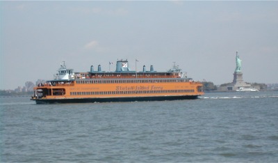 Staten Island Ferry and Statue of Liberty