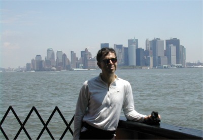 Bicycle Tourist aboard the Staten Island Ferry