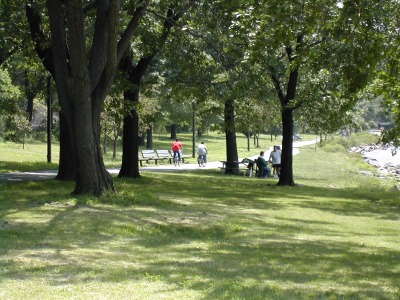 on the West side path